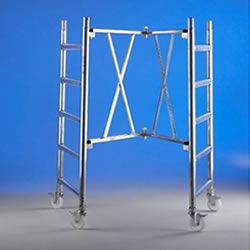 Trabattello in Alluminio Roller Svelt/Altezza da 5 a 6 metri/200x110 cm