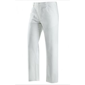 Pantaloni per imbianchino bianchi in cotone 