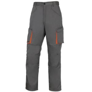 Pantaloni da lavoro felpati grigio
