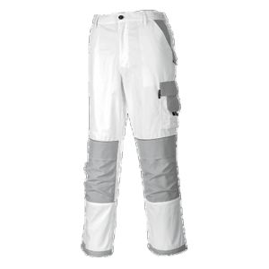 Pantaloni Imbianchini Pro  Portwest  - KS54WHRL - Bianco
