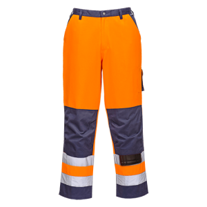 Pantaloni Lyon alta visibilità Portwest  - TX51ONR4XL - Arancio-Navy