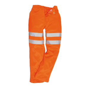 Pantaloni Poly-cotton RIS ad alta visibilità Portwest  - RT45ORR4XL - Arancio